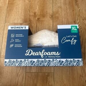 Dearfoams Blue Indoor/Outdoor Slippers XL